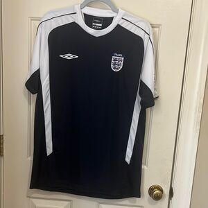 Umbro navy blue  and White Soccer training UK Jersey